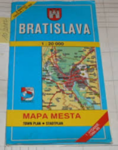 Bratislava térkép (1:20 000)