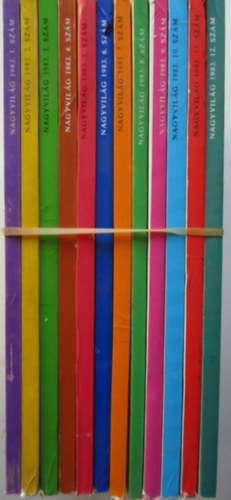 Nagy világ világirodalmi folyóirat 1983/12 db (teljes)