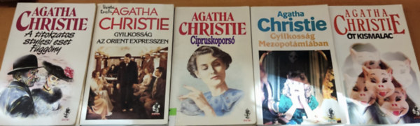 Agatha Christie - 5 db Agatha Christie krimi