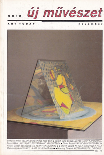 Sinkovits Péter - Új művészet folyóirat 1990/2