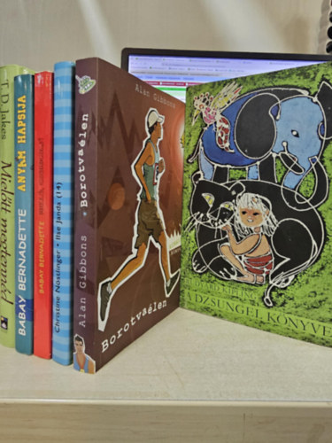 T. D. Jakes, Babay Bernadette, Christine N�stlinger, Alan Gibbons, Rudyard Kipling - 6db ifj�s�gi k�tet, K�NYVMENT� AJ�NLAT: Miel�tt megtenn�d+ Any�m hapsija+ Hell�, csokicsaj+ Ilse Janda+ Borotva�len+ A dzsungel k�nyve