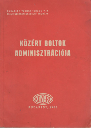 Kzrt boltok adminisztrcija