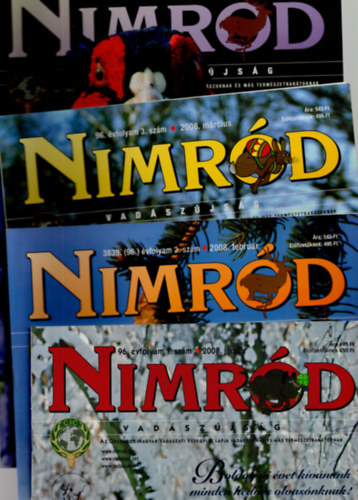 Nimrd vadszjsg 2008/1-12. (teljes vfolyam, lapszmonknt)