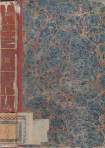 Kazinczy Ferencz munkáji- Szép literatúra VIII.