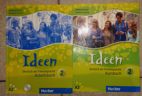 Krenn-Wilfried - 2 db nyelvkönyv - Ideen Deutsch als Fremdsprach. Kursbuch + Arbeitsbuch