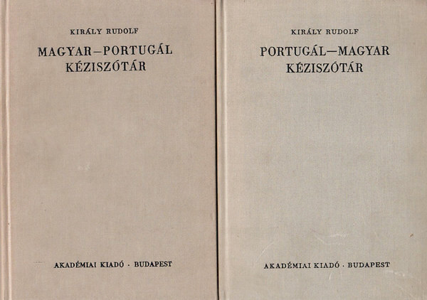 Kirly Rudolf - Magyar-portugl - Portugl-magyar kzisztr I-II.