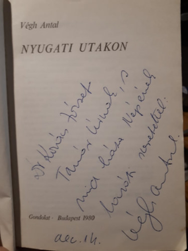 Vgh Antal - Nyugati utakon (Dediklt)