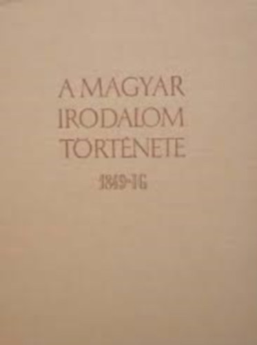 B�ka L�szl�-P�ndi P�l - A magyar irodalom t�rt�nete 1849-ig