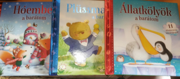 3 db nagyalak� mesek�nyv: �llatk�ly�k a bar�tom + Pl�ssmack�  a bar�tom + H�ember a bar�tom