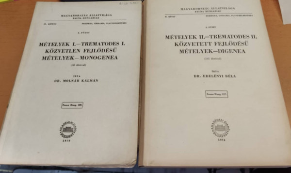 Dr. Molnr Klmn, Edelnyi Bla Dr. - Mtelyek I-II. II. ktet 4.-5. fzet: Kzvetlenfejlds mtelyek + Kzvetett fejlds mtelyek (2 ktet)