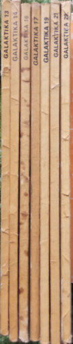 Kuczka Pter (szerk.) - Galaktika 13, 14, 16, 17, 19, 21, 29. (7 db)