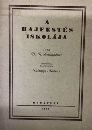 A hajfests iskolja