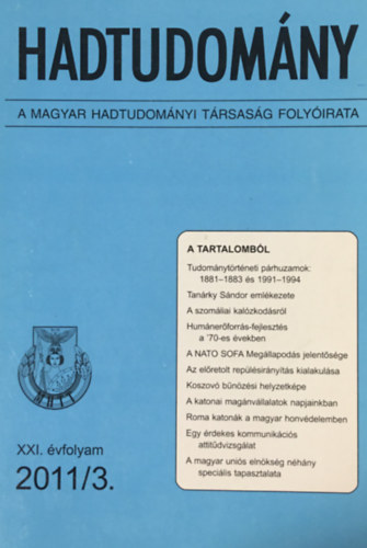Hadtudom�ny 2011/3. sz�m XXI. �vf.