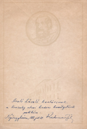 Katona Béla - Krudy Gyula (1878-1933) (Dedikált)