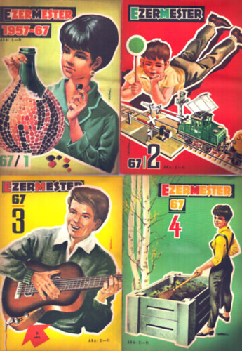 Ezermester 1967 1-12. (számonként)