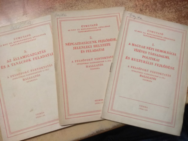 �tmutat� az MDP III. kongresszusa anyag�nak tanulm�nyoz�s�hoz I-III.