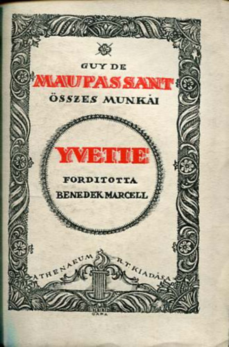 Guy De Maupassant - Yvette