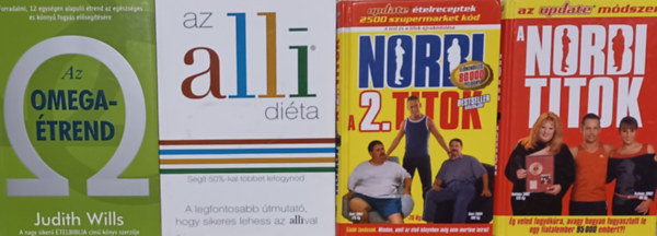 Judith Wills, dr.Vgsi Emke (szerk.), Schobert Norbert - Dits knyvek:Az alli dita - Segt 50%-kal tbbet fogynod + Az Omega-trend + A Norbi titok + Norbi - A 2. titok (4 m)