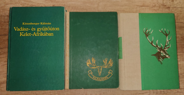 Kittenberger Klmn, Szchenyi Zsigmond - 3 vadszattal kapcsolatos knyv: Alaszkban vadsztam, nnepnapok, Vadsz- s gyjtton Kelet-Afrikban