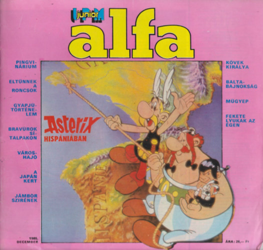 IPM Junior Alfa - VII. vf. 6. szm, 1985. december: Asterix Hispniban