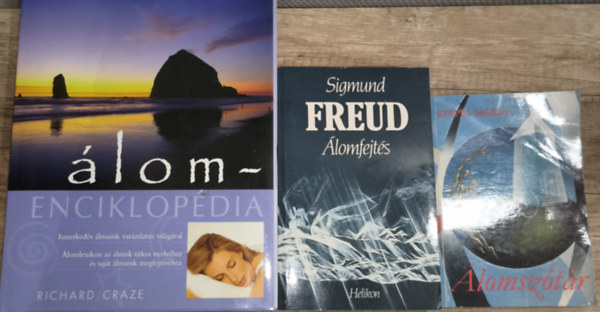 Richard Craze, Sigmund Freud, Szepes M�ria - 3db �lomfejt�ssel kapcsolatos m� - Richard Craze-�lomenciklop�dia, Sigmund Freud-�lomfejt�s, Szepes M�ria-�lomsz�t�r