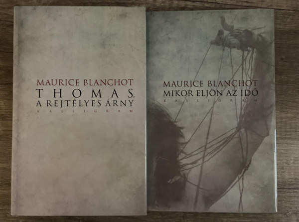 Maurice Blanchot - 2 db Maurice Blanchot regény - Thomas, a rejtélyes árny, Mikor eljön az idő