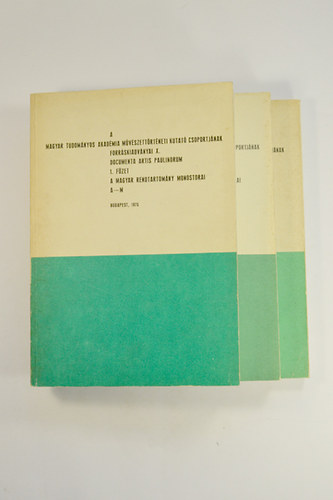 Tth Melinda - A MAGYAR RENDTARTOMNY Monostorai A-M