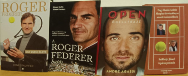 Ren Stauffer, Simon Graf, Agassi Andre - Tenisz knyvcsomag