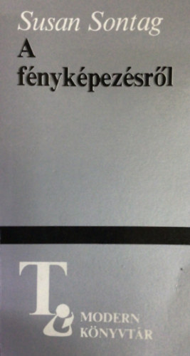Susan Sontag - A f�nyk�pez�sr�l