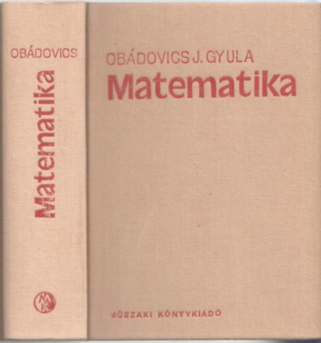 Ob�dovics J. Gyula - Matematika