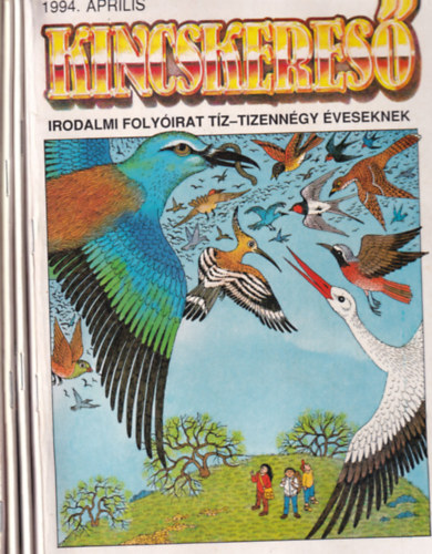 4 db Kincskeres� (1994. janu�r, 1994. febru�r, 1994. m�rcius, 1994. �prilis)