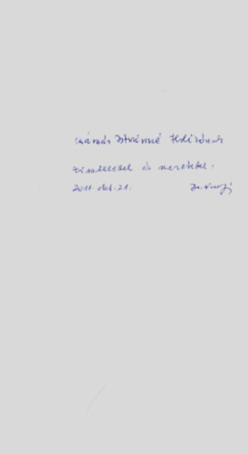 Vancza J�nos - A boldogs�g aur�ja. (versek.) - Dedik�lt!