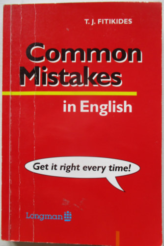 T. J. Fitikides - Common Mistakes In English