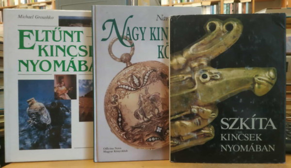 I.B. Brasinszkij, Nance Fyson, Michael Groushko - 3 db Eltnt kincsek nyomban + Nagy kincsesknyv + Szkta kincsek nyomban