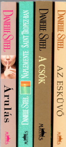 Danielle Steel - 4 db Danielle Steel ( Naplemente, Saint Tropez-ban + A csk + Az eskv + ruls )