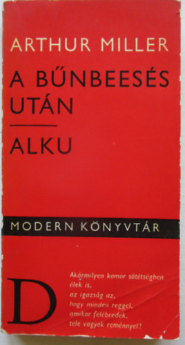 Arthur Miller - A bűnbeesés után-Alku