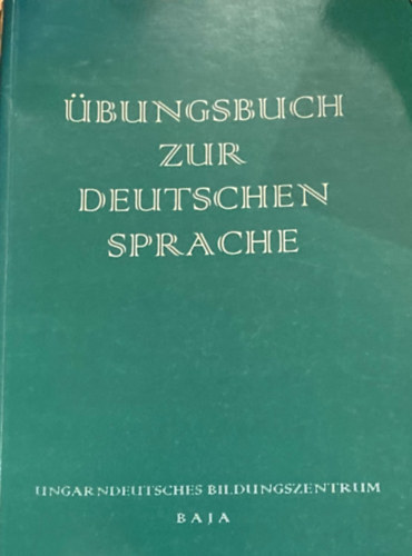 �bungsbuch zur deuschen Sprache