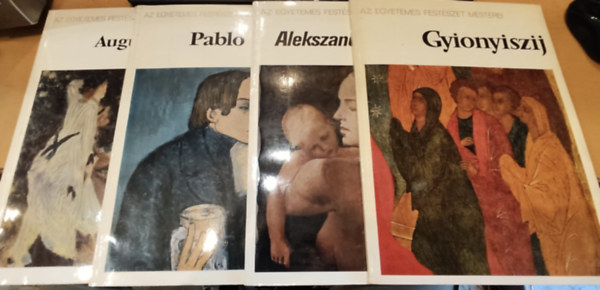 Corvina Kiadó - 4 db Az Egyetemes festészet mesterei: Gyionyiszij + Alekszandr Dejneka + Pablo Picasso + Auguste Renoir