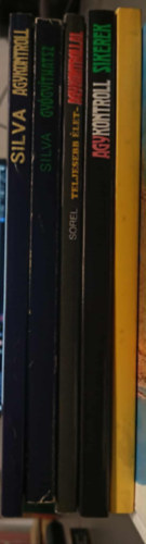 Silva,Jos�-Miele,Philip, Robert Stone, Maria Sorel, Domj�n L�szl� - Agykontroll csomag (5 darab) Agykontroll Silva m�dszer�vel; Gy�gy�thatsz; Teljesebb �let-Agykontrollal; Agykontroll sikerek; Agykontroll mesterfokon