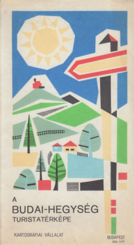 A Budai-hegység turistatérképe (1:30 000)