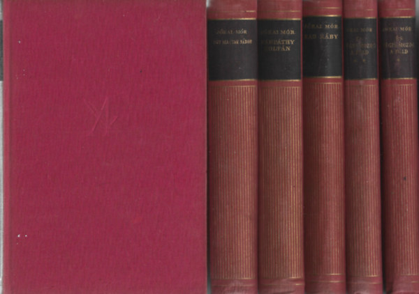 Jókai Mór - 6 db Aranykönyvtár, Fekete gyémántok, Egy magyar nábob, Kárpáthy Zoltán, Rab Ráby, És mégis mozog a föld I-II.