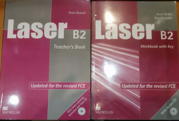 Peter Brandt, Anne Nebel, Rob Nicholas - 2 db Laser B2 - Updated for the revised FCE: Teacher's Book + Workbook with Key