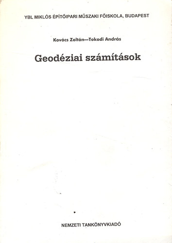 Kovcs Zoltn - Tokodi Andrs - Geodziai szmtsok