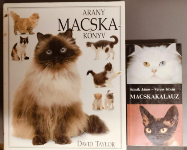 Szink Jnos-Veress Istvn, David Taylor - Macskakalauz + Arany macskaknyv (2db macskkkal kapcsolatos m)
