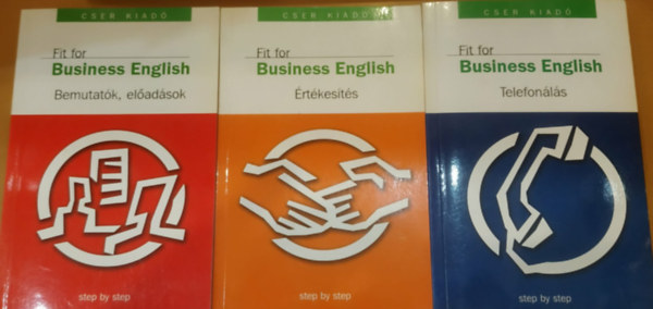 Robert Tilley, Gul�zsi Aur�lia - 3 db Fit for Business English: Bemutat�k, el�ad�sok + �rt�kes�t�s + Telefon�l�s