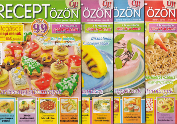 Receptzn 2015/1-12. szmok. - (teljes vfolyam)