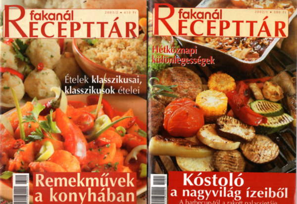 Rohrmann Katalin (szerk.) - 3 db Fakanl Recepttr ( egytt ) 2002/1., 2003/2., 2005/1