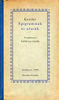 Goethe - Epigrammk s xnik