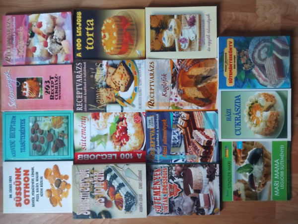 SZERZ Pter Jnosn s mg sokan msok - 15db szakcsknyv : Stemnyesknyv 800 recept - Stemnyek s tortk - Stemnyek, tortk s dessgek - Hzi cukrszda - Receptvarzs: Hzi stemnyek - Receptvarzs: Kenyrsts - Receptvarzs: Kuglfok - A 100 legjobb s