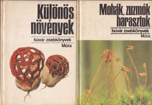 Dr. Priszter Szaniszl, Ksa Gza, Fehr-F.Gyurk, Dr. Simon Tibor - 5 db Bvr zsebknyv : Mohk, zuzmk, harasztok + Klns nvnyek + Kna kerti virgai + Havasi virgok + Hagymsok, gumsok